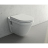Комплект подвесной безободковый унитаз VITRA S50 RIM-EX, система инсталляции VITRA V12, кнопка LOOP O глянцевый хром, сиденье микролифт 9003B003-7201